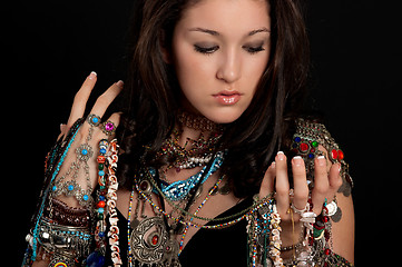 Image showing Woman and Jewelry