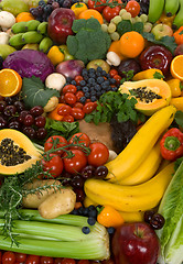 Image showing Vegetables and Fruits