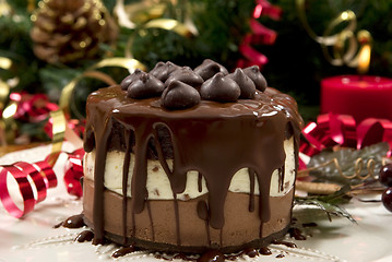 Image showing Christmas Dessert