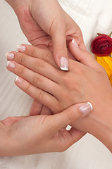 Image showing Manicure and Massage