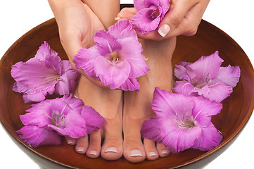 Image showing Pedicure and Manicure Spa