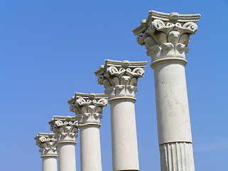 Image showing Columns of Apollo's temple