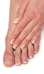 Image showing Pedicure and Manicure