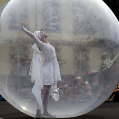 Image showing Dancer in a sphere