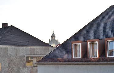 Image showing tiled roofs
