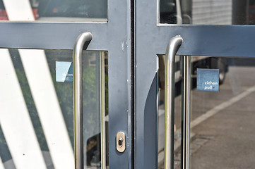 Image showing front door handle