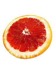 Image showing cut red orange