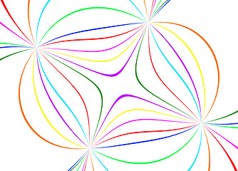 Image showing abstract color lines