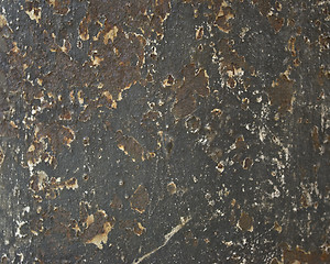 Image showing texture of rusty painted metal