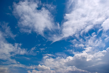 Image showing Tranquil skies and clouds