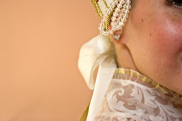 Image showing closeup of a Russian girl beauty