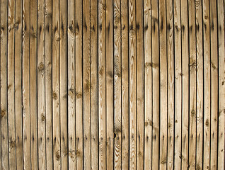 Image showing Dark timber wall background