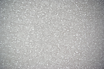 Image showing The close-up of a porous white surface