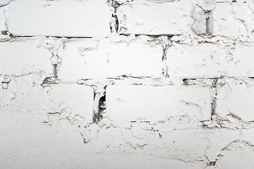 Image showing White Brick Wall