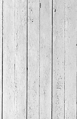 Image showing Weathered white wood