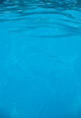 Image showing Beautiful refreshing blue swimming pool water