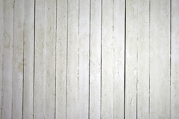 Image showing Weathered white wood