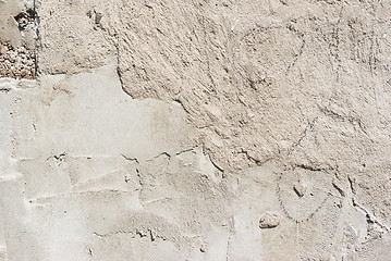 Image showing Background from high detailed fragment stone wall