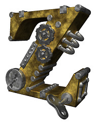 Image showing steampunk letter z
