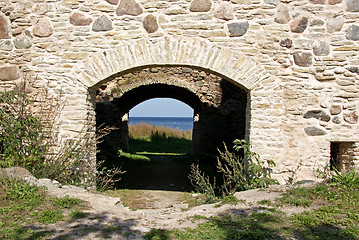 Image showing Ruins of a castle 