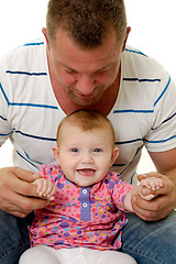 Image showing Happy child and father