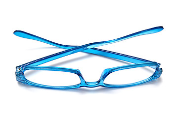 Image showing Blue glasses 