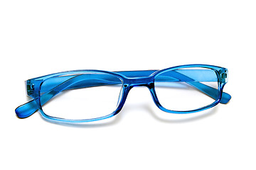 Image showing Blue glasses 