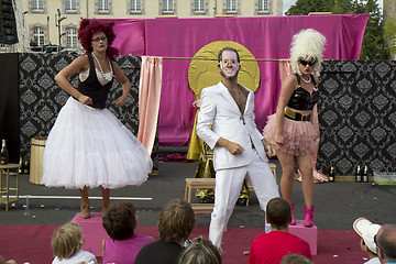 Image showing Actor with a mask