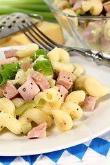 Image showing Munich ham pasta