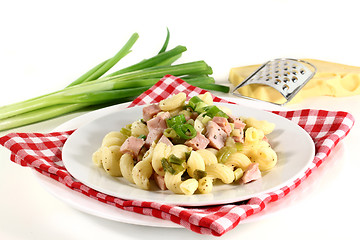 Image showing Munich ham pasta