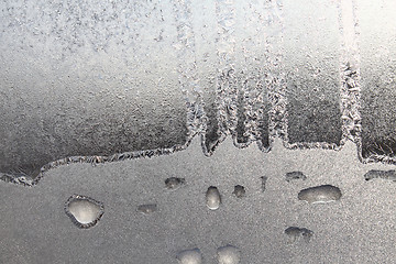 Image showing frosty pattern on glass