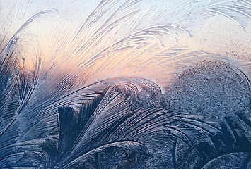Image showing frost and sunlight texture