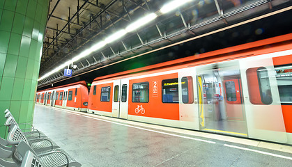 Image showing subway station