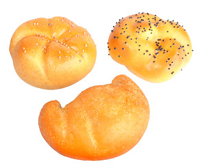 Image showing Three loaf of roll