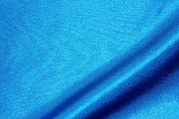 Image showing blue satin background