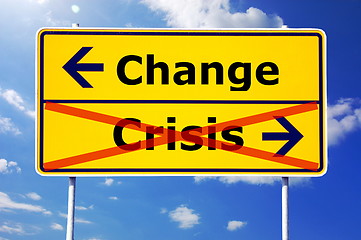 Image showing change and crisis