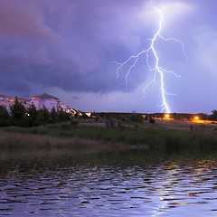 Image showing thunderstorm