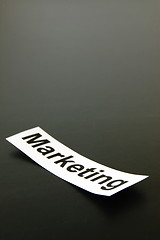 Image showing marketing