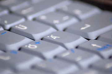 Image showing keyboard of laptop computer