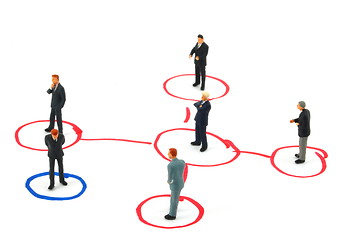 Image showing networking business people