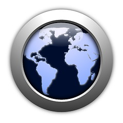 Image showing world map button