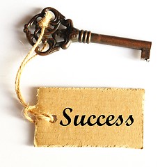 Image showing key to success