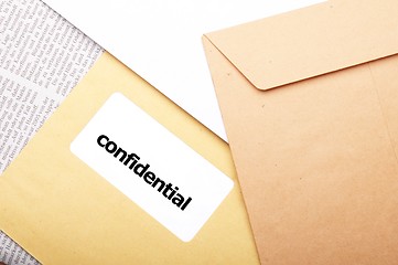 Image showing confidential