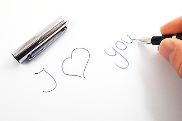 Image showing i love you