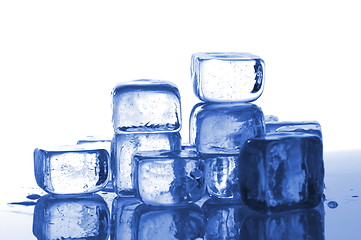 Image showing ice cubes