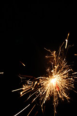 Image showing holiday sparkler