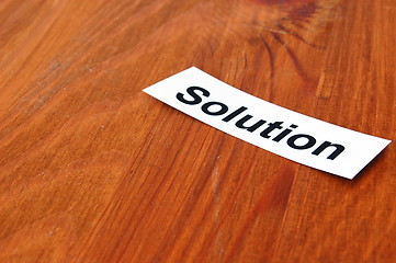 Image showing business solution