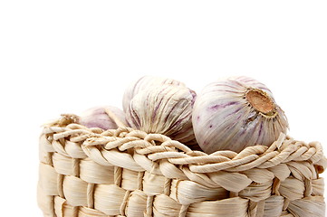 Image showing garlic isolated on white