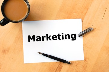 Image showing marketing