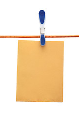 Image showing hanging sheet